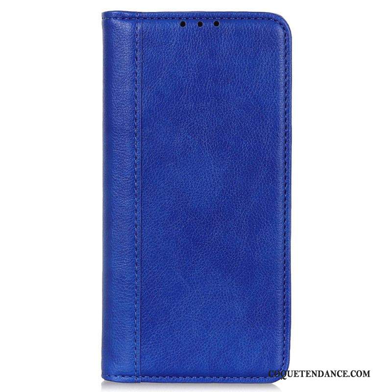 Flip Cover Sony Xperia 5 IV Cuir Fendu