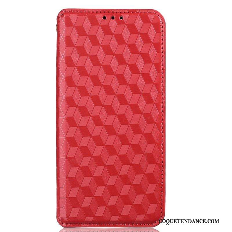 Flip Cover Xiaomi 12 Lite Texture 3D