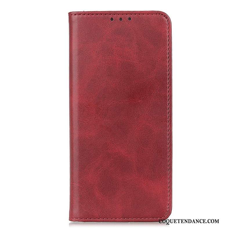 Flip Cover Xiaomi 14 Cuir Fendu