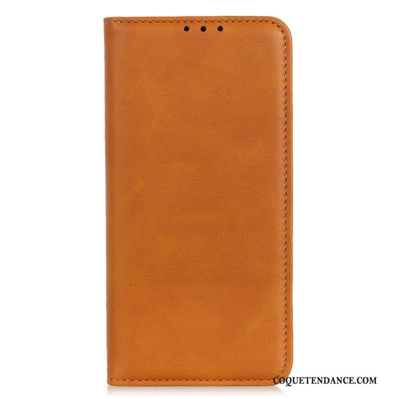 Flip Cover Xiaomi 14 Cuir Fendu