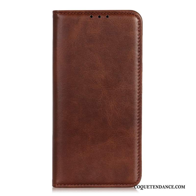 Flip Cover Xiaomi 14 Cuir Fendu