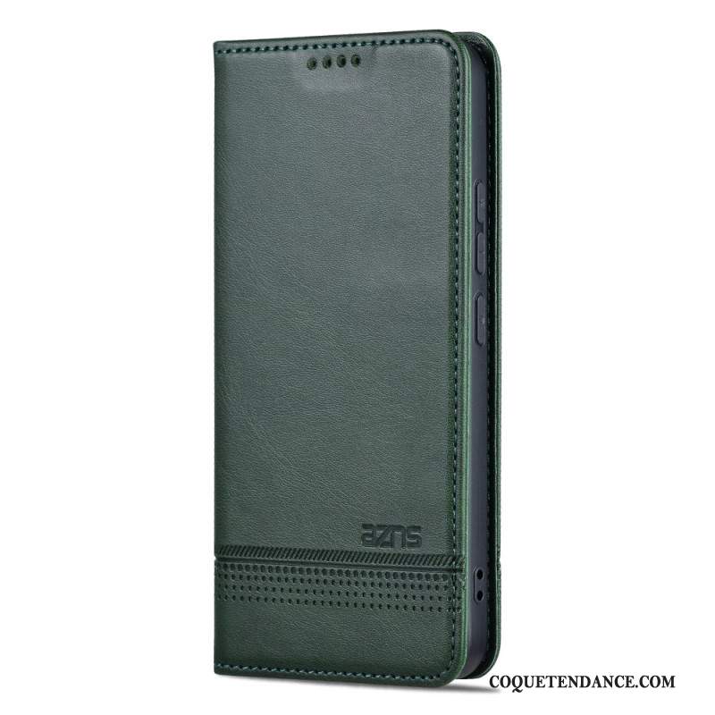 Flip Cover Xiaomi 14 Style Cuir AZNS