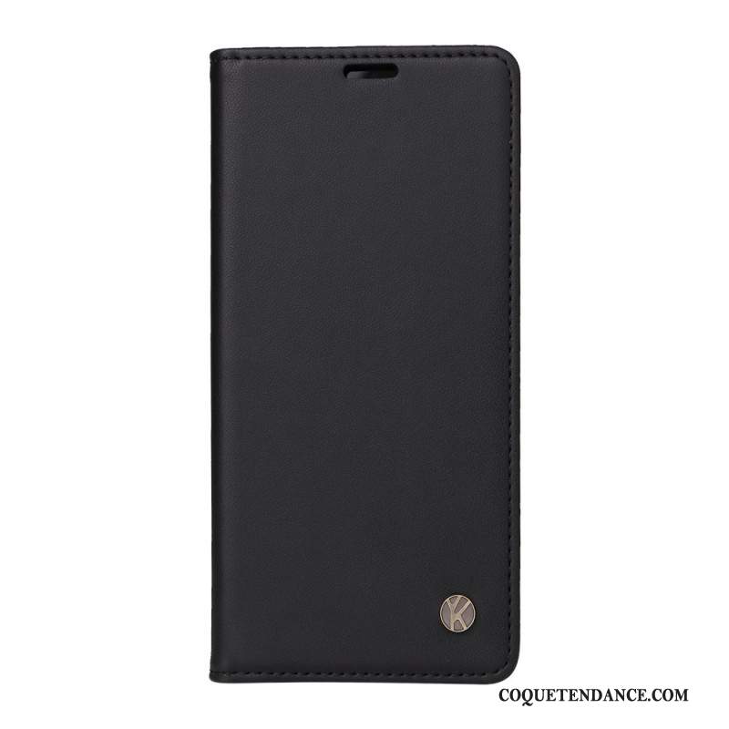 Flip Cover Xiaomi 14 Ultra Effet Cuir YIKATU