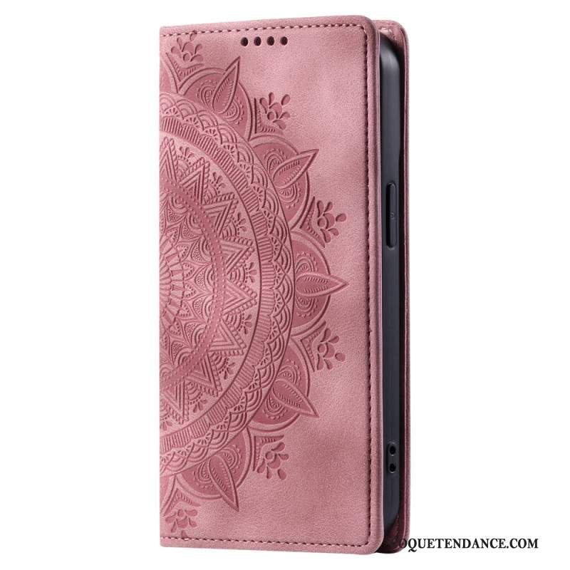 Flip Cover Xiaomi 14T Effet Daim Mandala