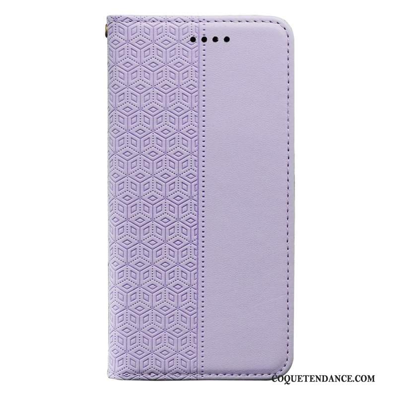 Flip Cover Xiaomi 14T Motif Quadrillé