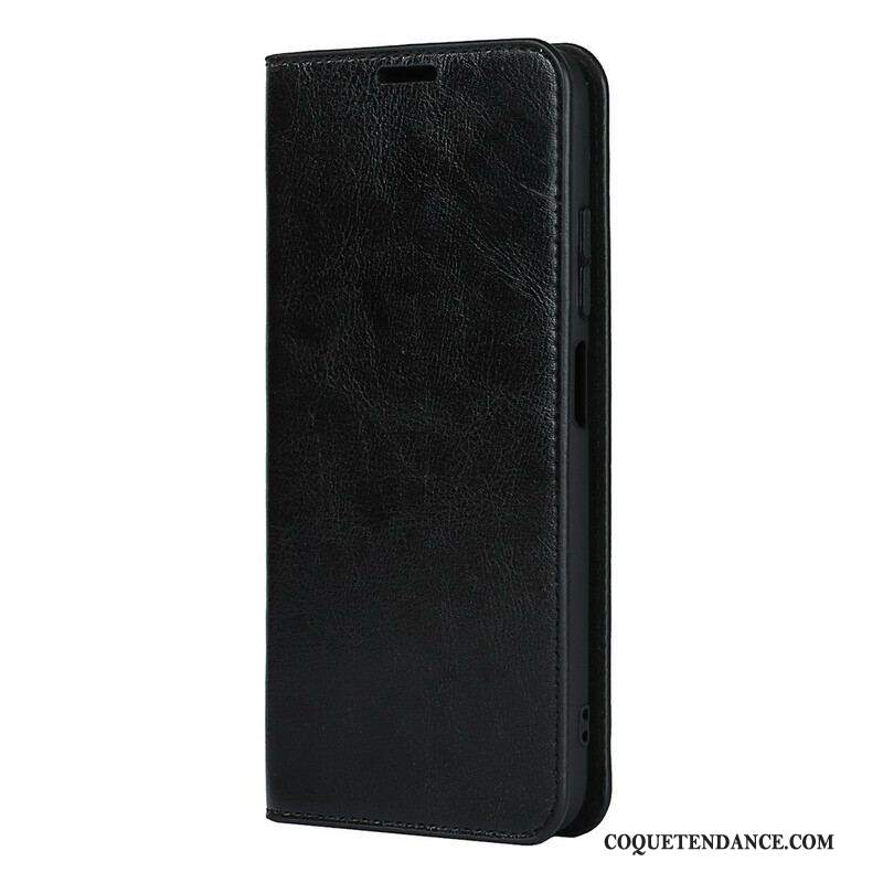 Flip Cover Xiaomi Redmi Note 10 5G / Poco M3 Pro 5G Cuir Véritable