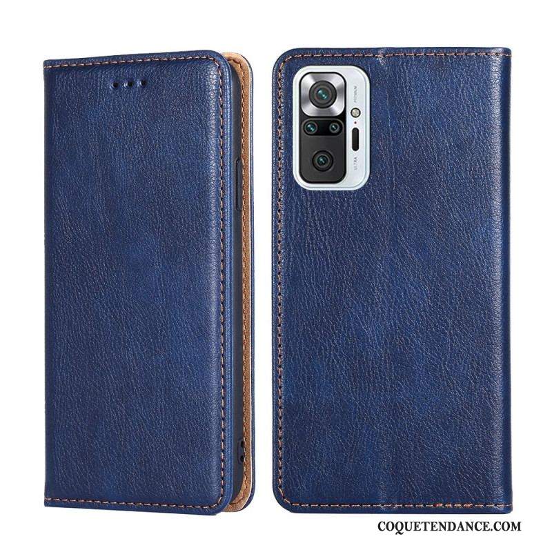 Flip Cover Xiaomi Redmi Note 10 Pro Style Cuir Vintage