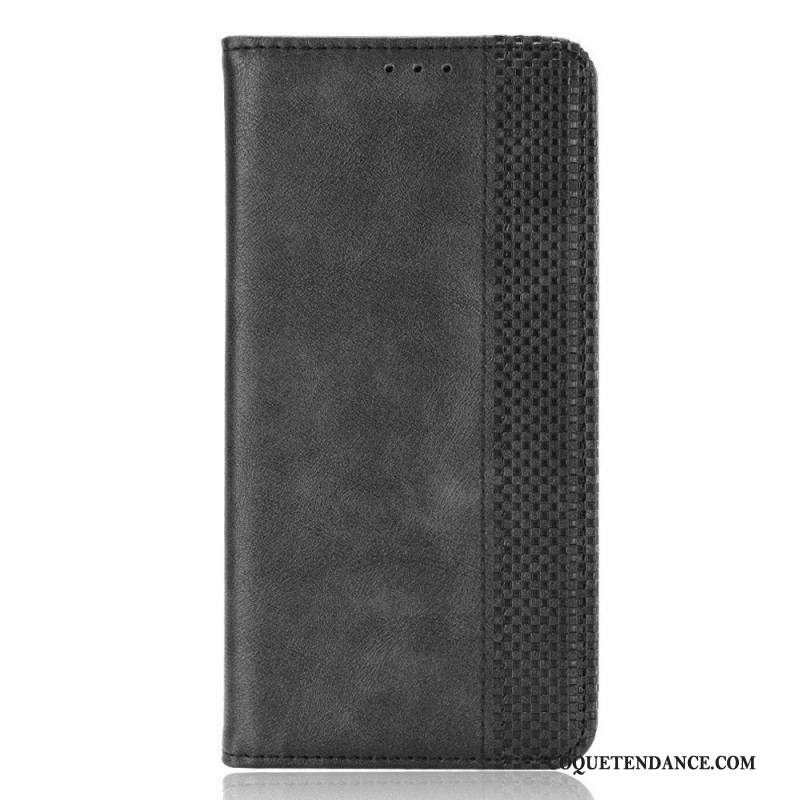 Flip Cover Xiaomi Redmi Note 11 Pro / Note 11 Pro 5G Effet Cuir Vintage Stylisé