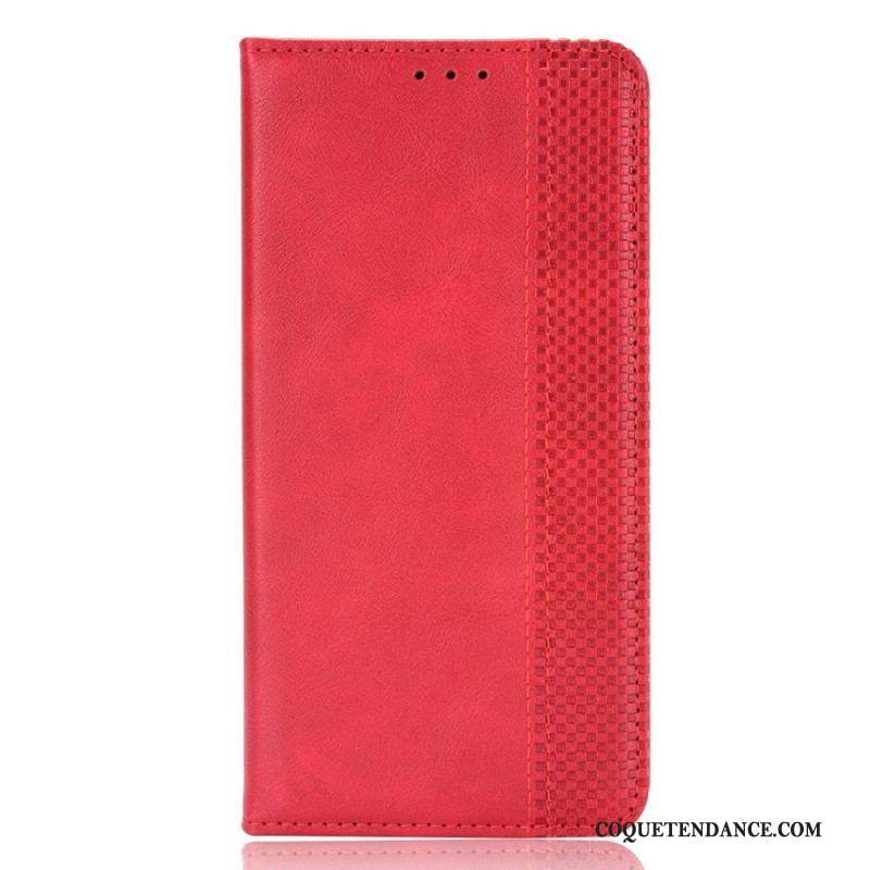 Flip Cover Xiaomi Redmi Note 11 Pro / Note 11 Pro 5G Effet Cuir Vintage Stylisé