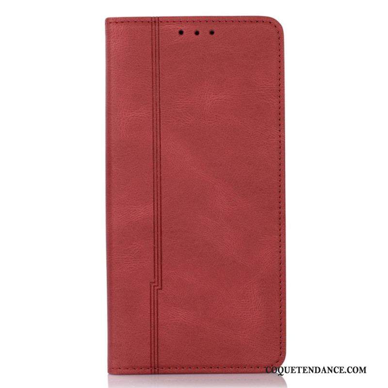 Flip Cover Xiaomi Redmi Note 11 Pro Plus 5G Style Cuir Ligne