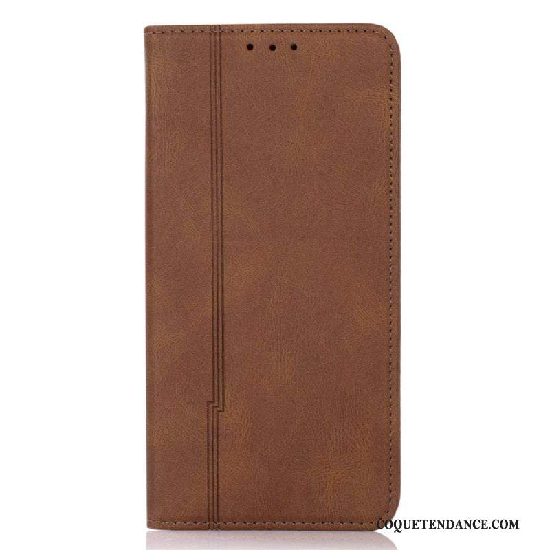 Flip Cover Xiaomi Redmi Note 11 Pro Plus 5G Style Cuir Ligne