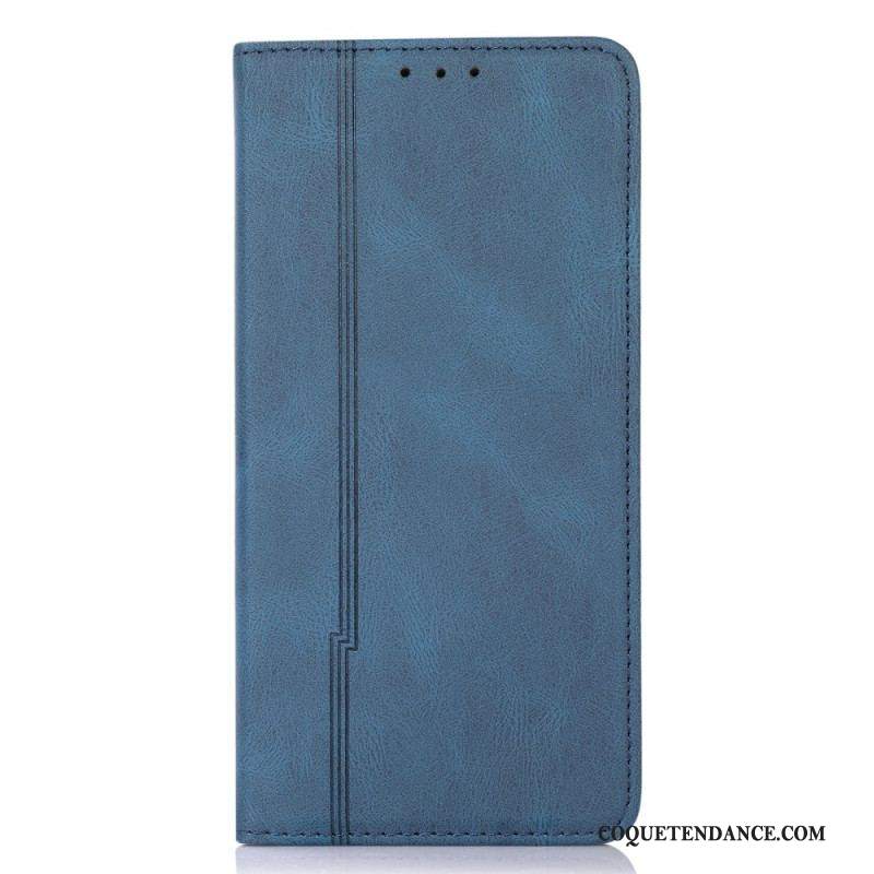 Flip Cover Xiaomi Redmi Note 11 Pro Plus 5G Style Cuir Ligne