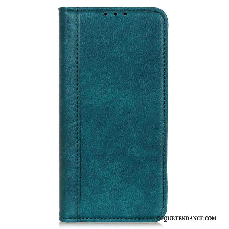 Flip Cover Xiaomi Redmi Note 12 4G Cuir Fendu Vintage