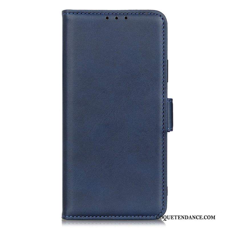 Flip Cover Xiaomi Redmi Note 12 4G Cuir Fendu Élégance