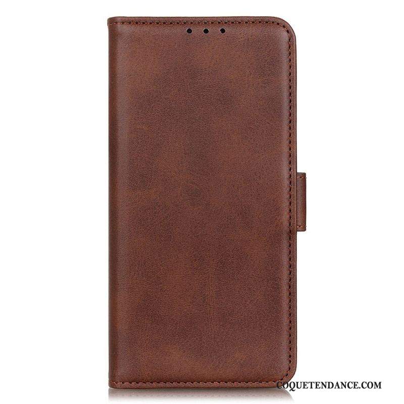 Flip Cover Xiaomi Redmi Note 12 4G Cuir Fendu Élégance