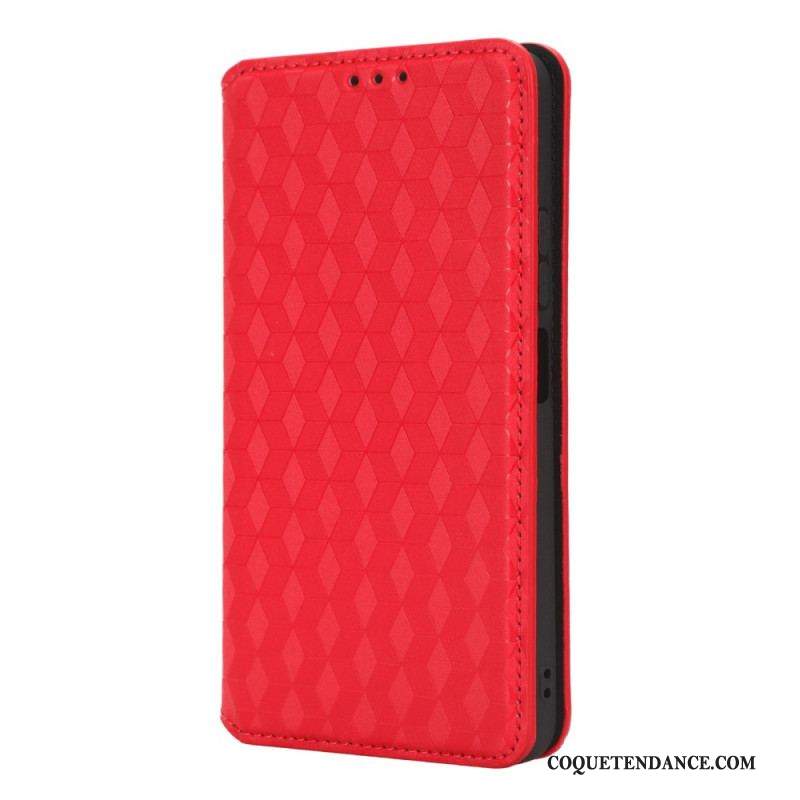 Flip Cover Xiaomi Redmi Note 12 4G Motif 3D