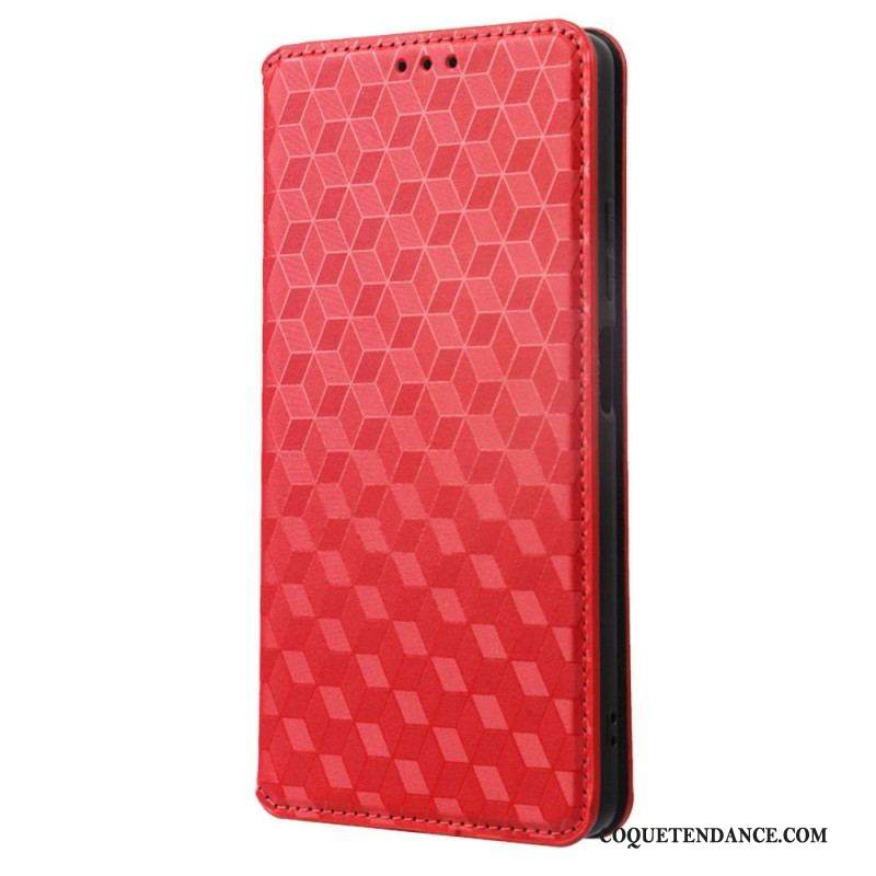 Flip Cover Xiaomi Redmi Note 12/Poco X5 5G Motif 3D