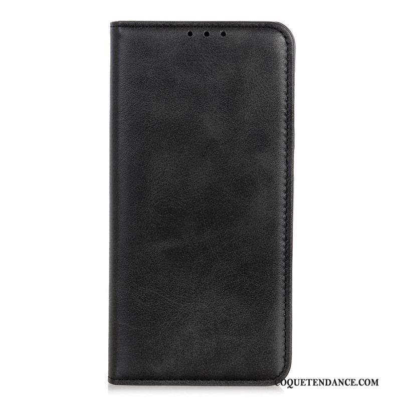 Flip Cover Xiaomi Redmi Note 12 Pro Plus Cuir Fendu Classique