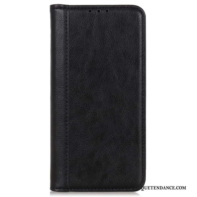 Flip Cover Xiaomi Redmi Note 13 4G Cuir Fendu