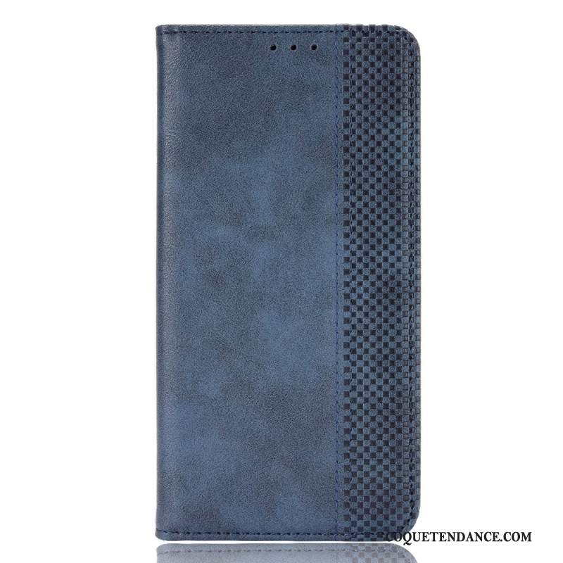 Flip Cover Xiaomi Redmi Note 13 4G Simili Cuir Vintage