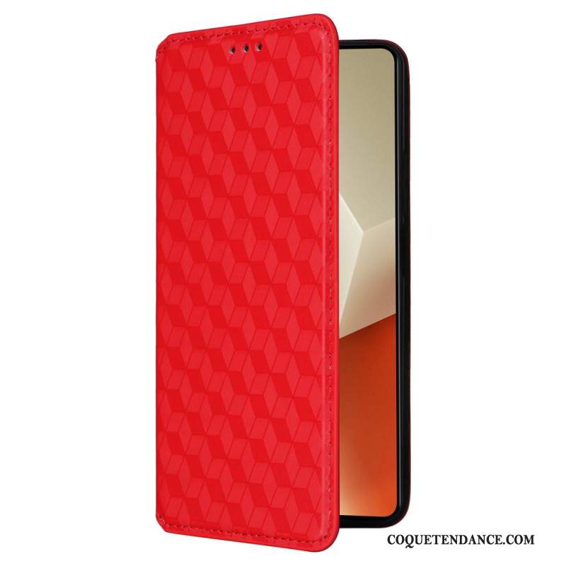 Flip Cover Xiaomi Redmi Note 13 5G Cubes 3D