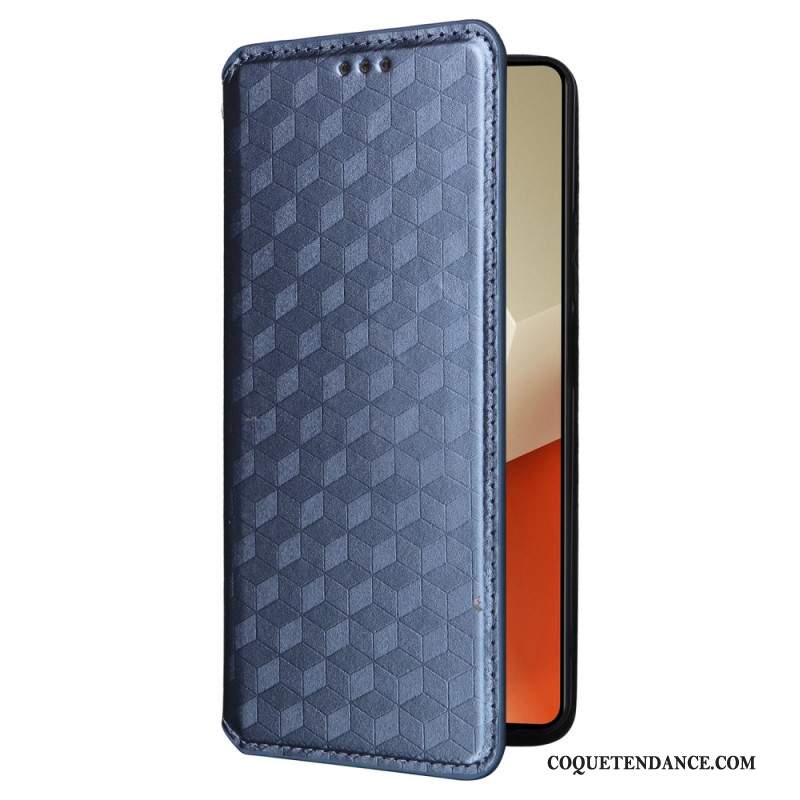 Flip Cover Xiaomi Redmi Note 13 5G Cubes 3D