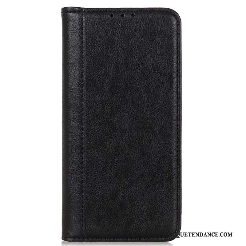 Flip Cover Xiaomi Redmi Note 13 Pro 4G / Poco M6 Pro 4G Cuir Fendu