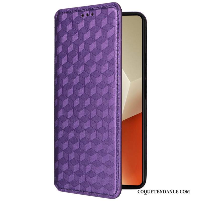 Flip Cover Xiaomi Redmi Note 13 Pro 5G / Poco X6 Cubes 3D