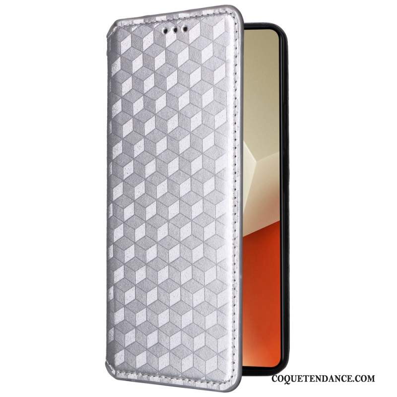 Flip Cover Xiaomi Redmi Note 13 Pro 5G / Poco X6 Cubes 3D