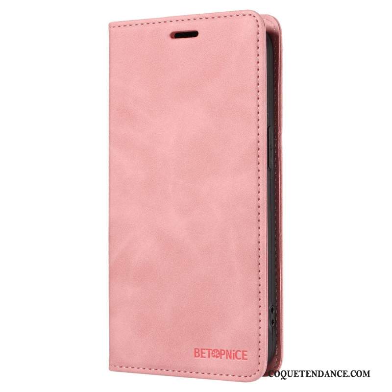 Flip Cover Xiaomi Redmi Note 13 Pro Plus 5G avec Blocage RFID BETOPNICE