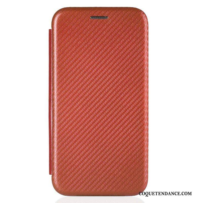 Flip Cover iPhone 13 Pro Fibre Carbone