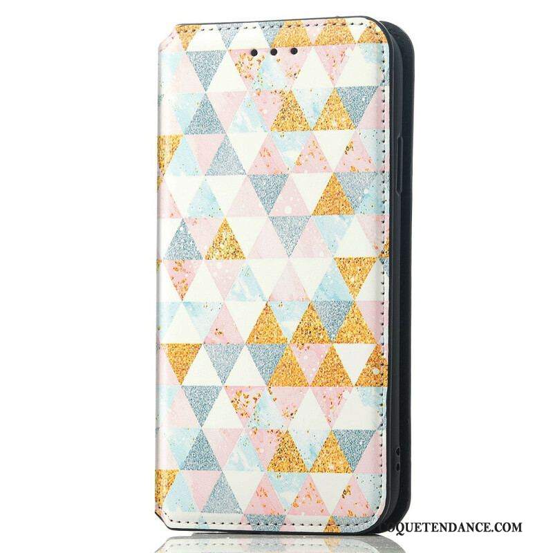 Flip Cover iPhone 13 Pro Max Motif Coloré Surprenant