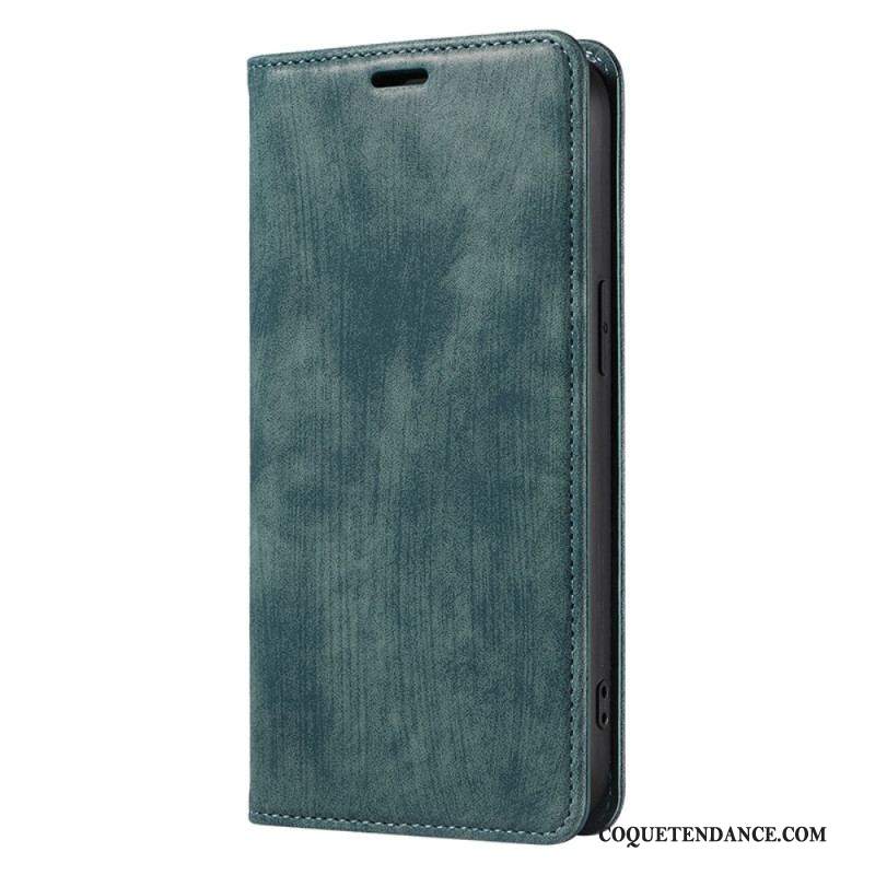 Flip Cover iPhone 14 Plus Simili Cuir Coloré