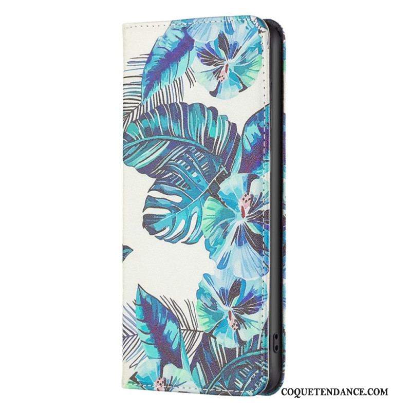 Flip Cover iPhone 14 Pro Feuilles