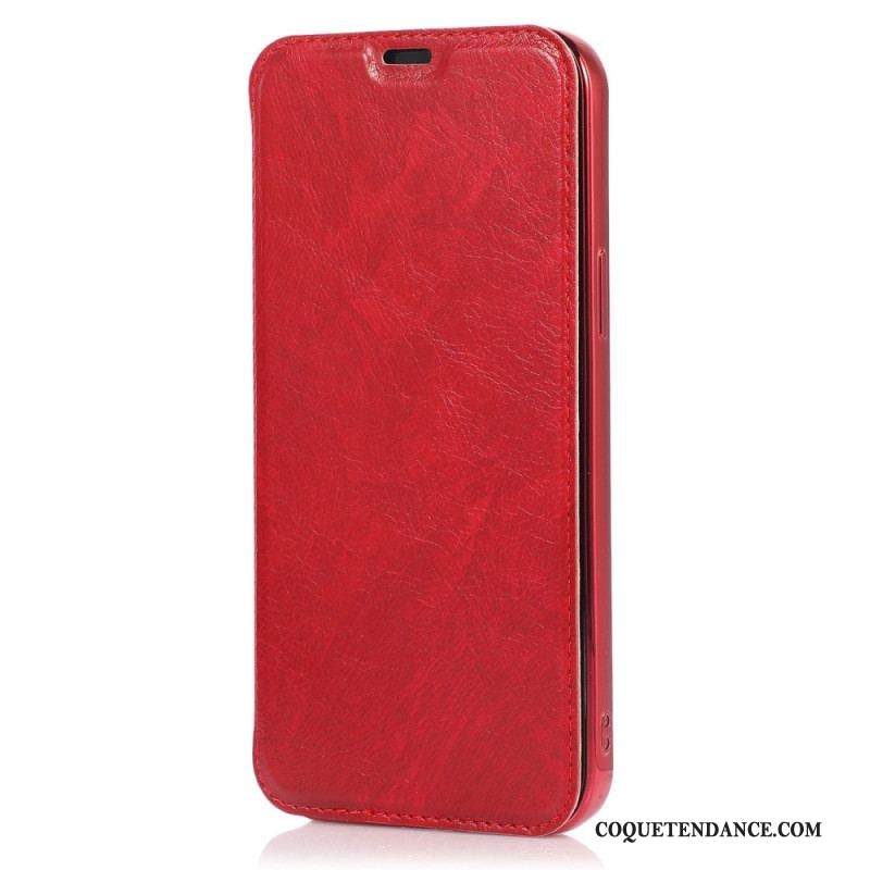 Flip Cover iPhone 14 Simili Cuir Porte-Carte