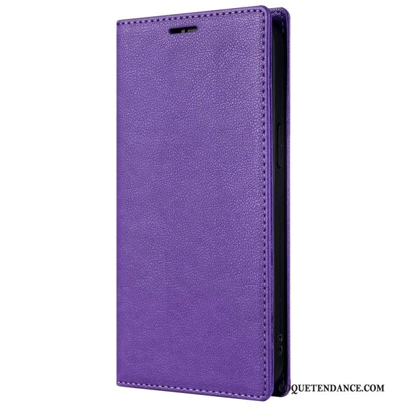 Flip Cover iPhone 16 Pro Effet Cuir