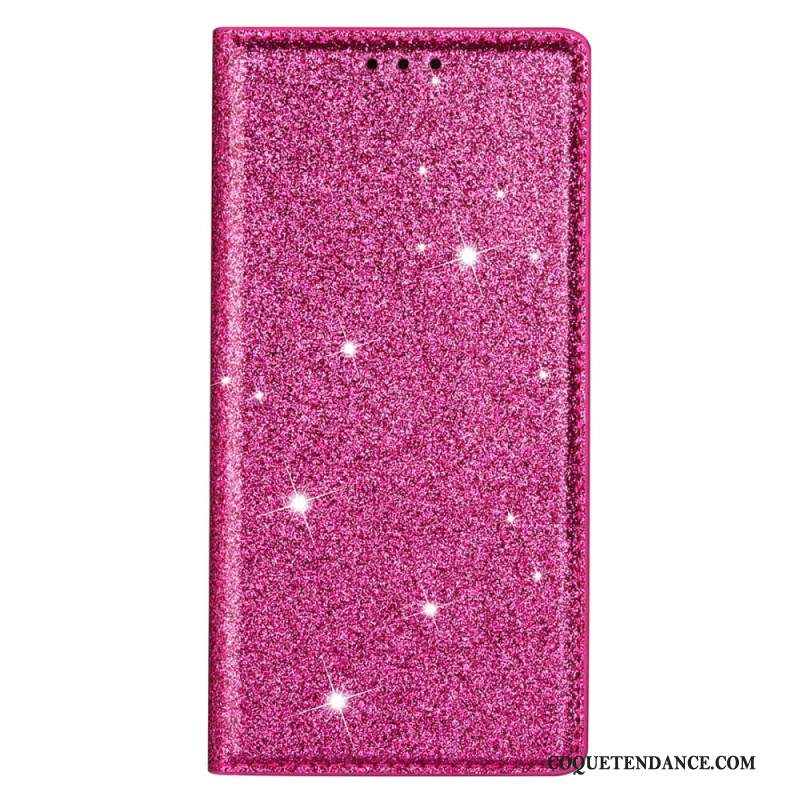 Flip Cover iPhone 16 Pro Paillettes