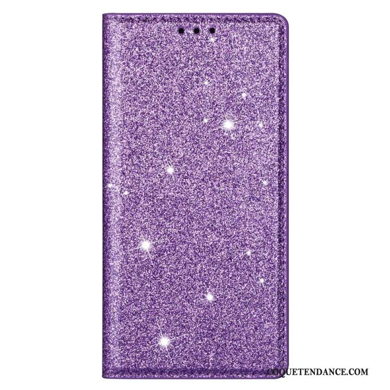 Flip Cover iPhone 16 Pro Paillettes