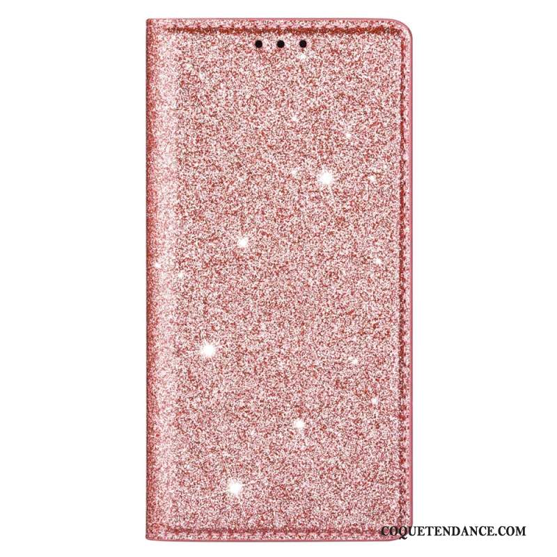 Flip Cover iPhone 16 Pro Paillettes