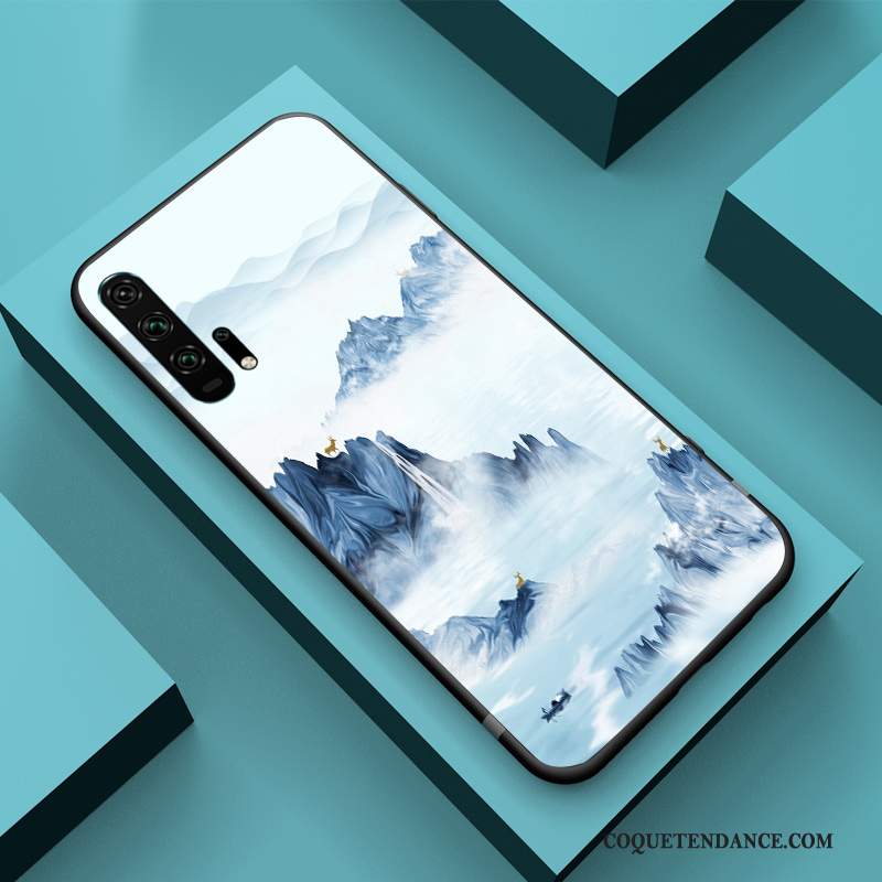 Honor 20 Pro Coque Tout Compris Silicone Incassable Protection Bleu