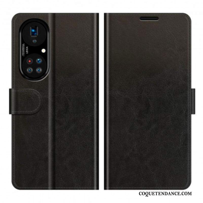 Housse Huawei P50 Pro Style Cuir Design