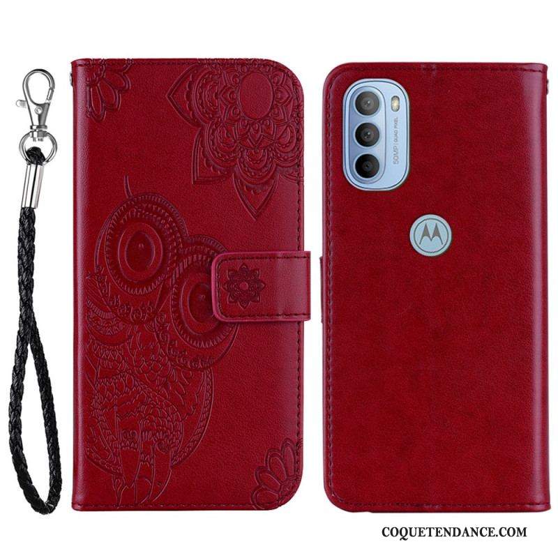 Housse Moto G41 / G31 Hibou Mandala