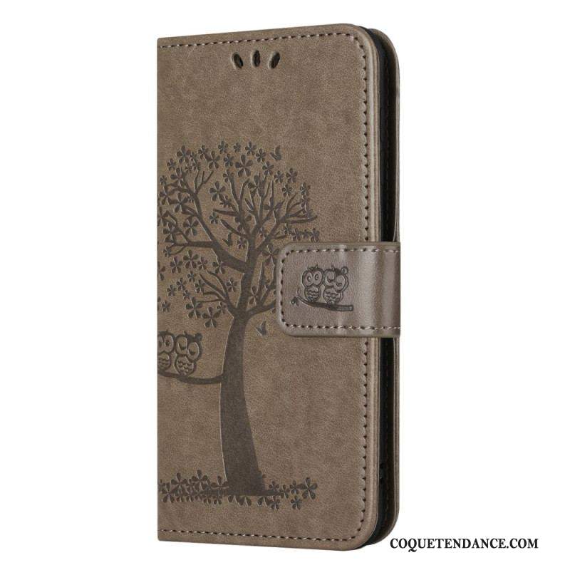 Housse Moto G73 5G Arbre aux Hiboux