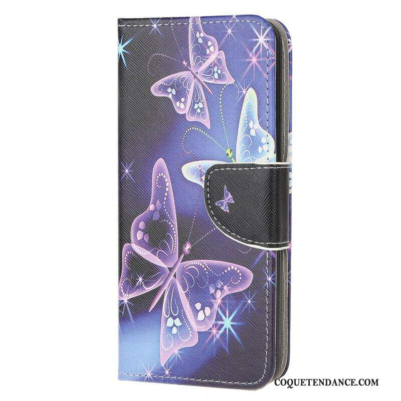 Housse Samsung Galaxy A12 / M12 Butterflies