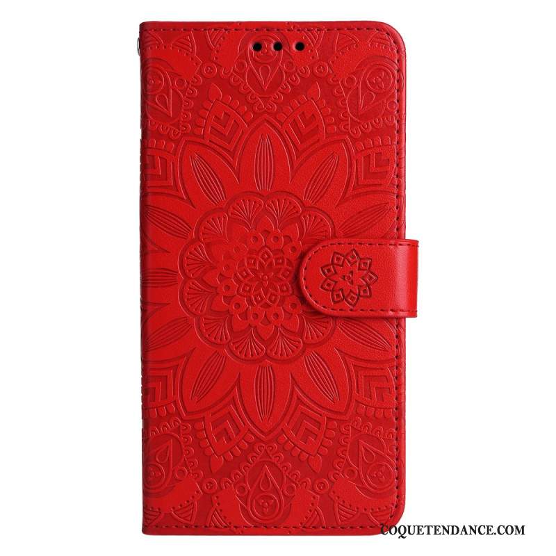 Housse Samsung Galaxy A15 5G Impression Mandala avec Lanière