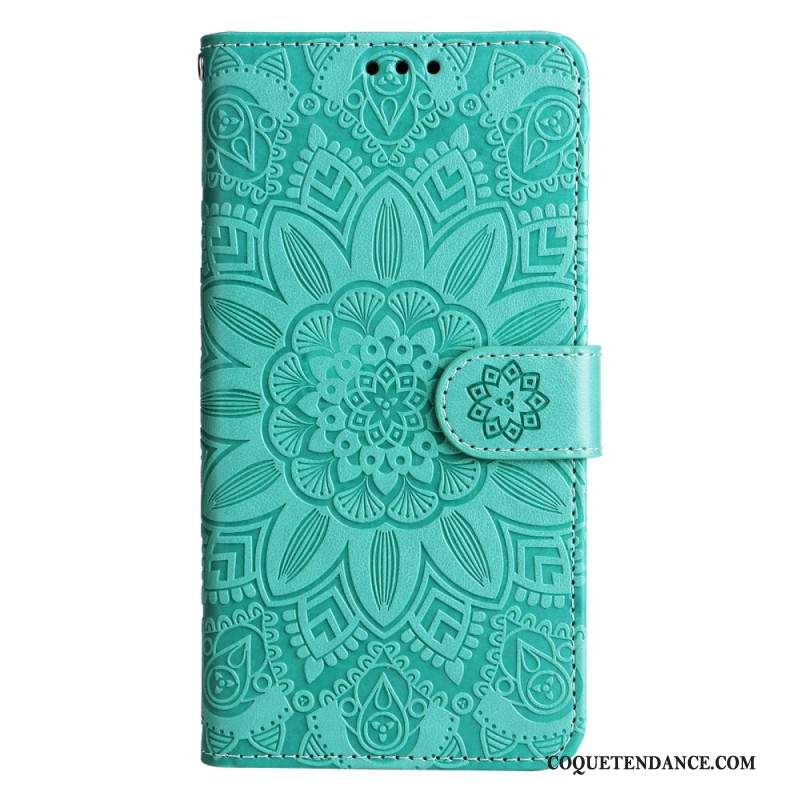 Housse Samsung Galaxy A15 5G Impression Mandala avec Lanière