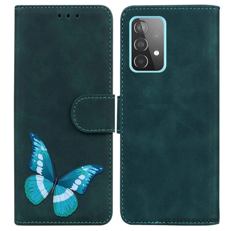 Housse Samsung Galaxy A52 4G / A52 5G / A52s 5G Skin-Touch Papillon