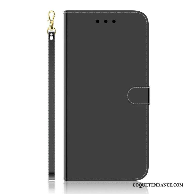 Housse Samsung Galaxy A53 5G Simili Cuir Couverture Miroir