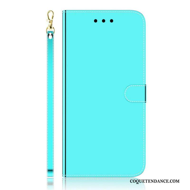 Housse Samsung Galaxy A53 5G Simili Cuir Couverture Miroir