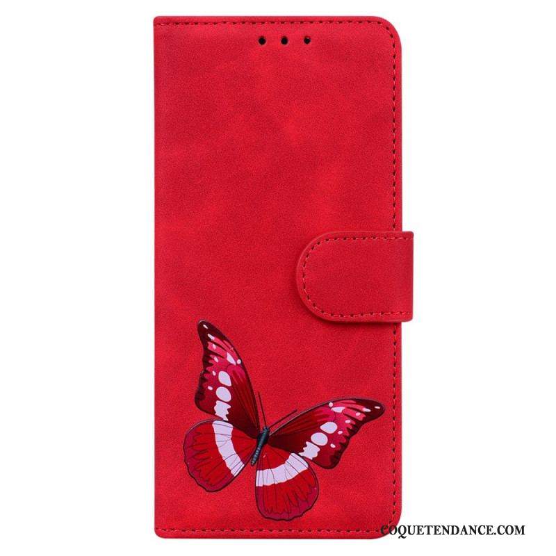 Housse Samsung Galaxy A53 5G Skin-Touch Papillon